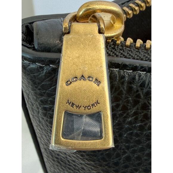 COACH Bella Small Pebbled Leather Tote Bag Purse Black NWT - Picture 6 of 6